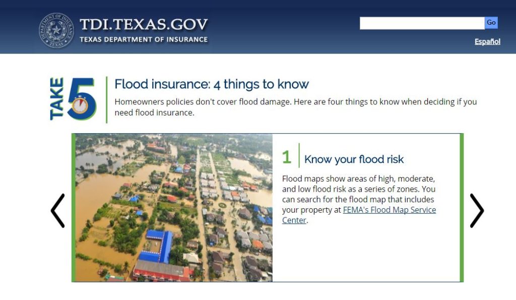 Visit the Texas Department of Insurance by Clicking the Image
