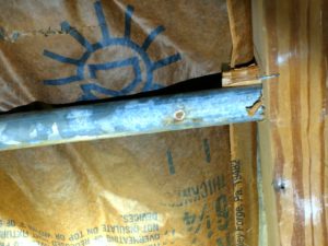 Pin Hole Leaks In Steel Pipe Corroded Closed