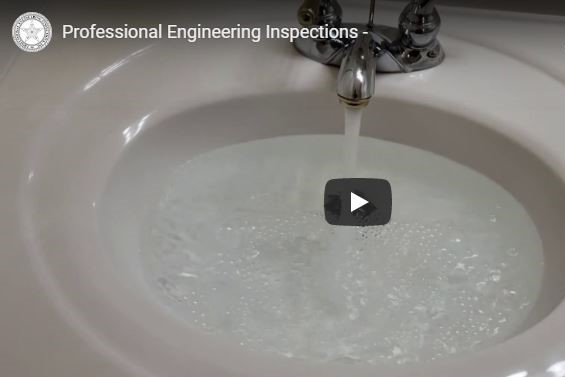 Finding Leaks At Sinks Professional Engineering Inspections Inc - Water Leaking From Bathroom Sink Stopper