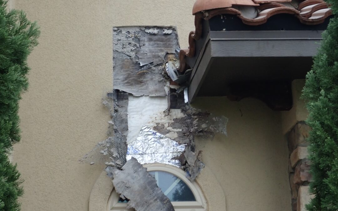 Concealed Damage in Stucco